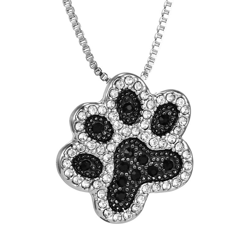 Dog Paw Pendant Necklace