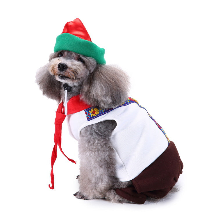 Pet Dog Supplies Creative Halloween Christmas Pet Clothes Weird Dog Clothes