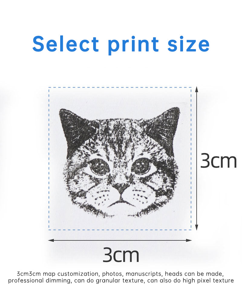 Custom-Made Pet Portrait Stamp DIY For Dog Figure Seal Personalized Cat Doggy Customized Memento Chapter