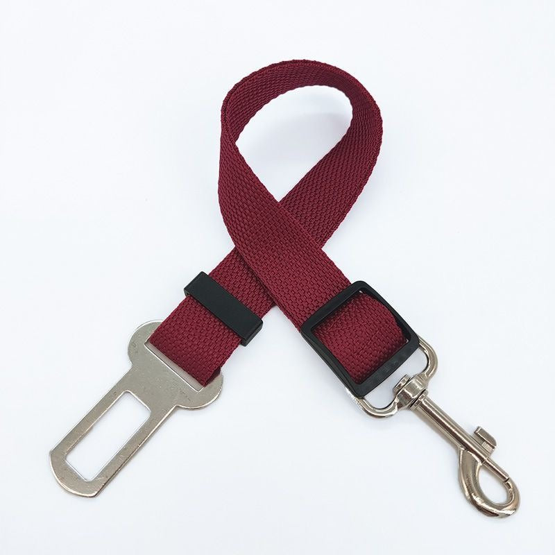 Pet products, car adjustable safety belt, traction belt, dog mounted fixed pet car safety belt