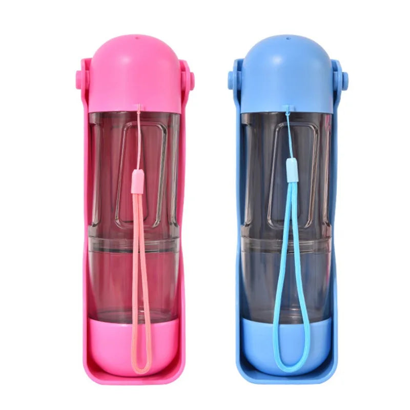 4 in 1 Portable Water Bottle for Dogs Dog Drinking Bowl for Small Large Dogs Feeding Water Dispenser Cat Dogs Outdoor Bottles