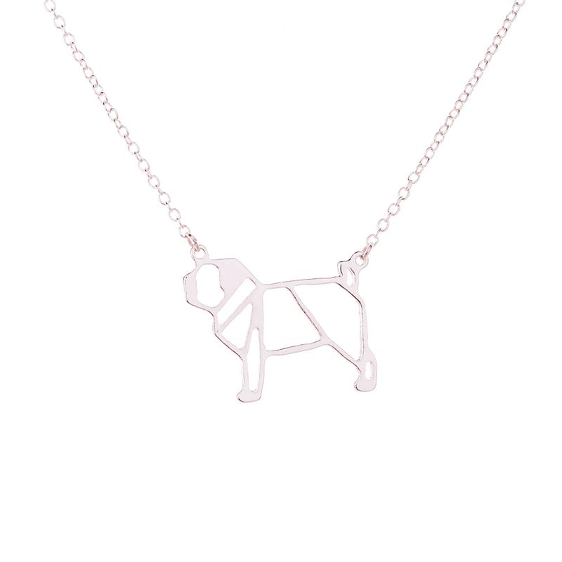 cute dog pendant necklace