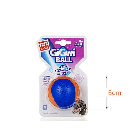 HOOPET Pet Dog Puppy Squeaky Chew Toy Sound Pure Natural Non-toxic Rubber Outdoor Play Small Big Dog Funny Ball