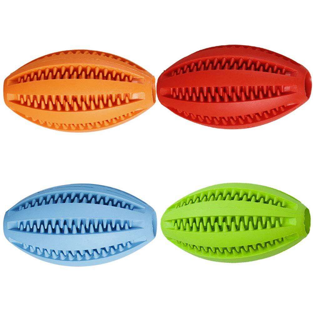 Interactive Rubber Pet Iq Intelligent Toys Plastic Dog Treat Food Ball For Bite Resistant Dogs Chewing Toy