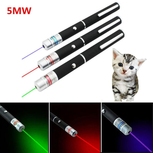 5MW LED Laser Pet Cat Toy Red Dot Light Sight 530Nm 405Nm 650Nm Interactive Laser Pen Pointer