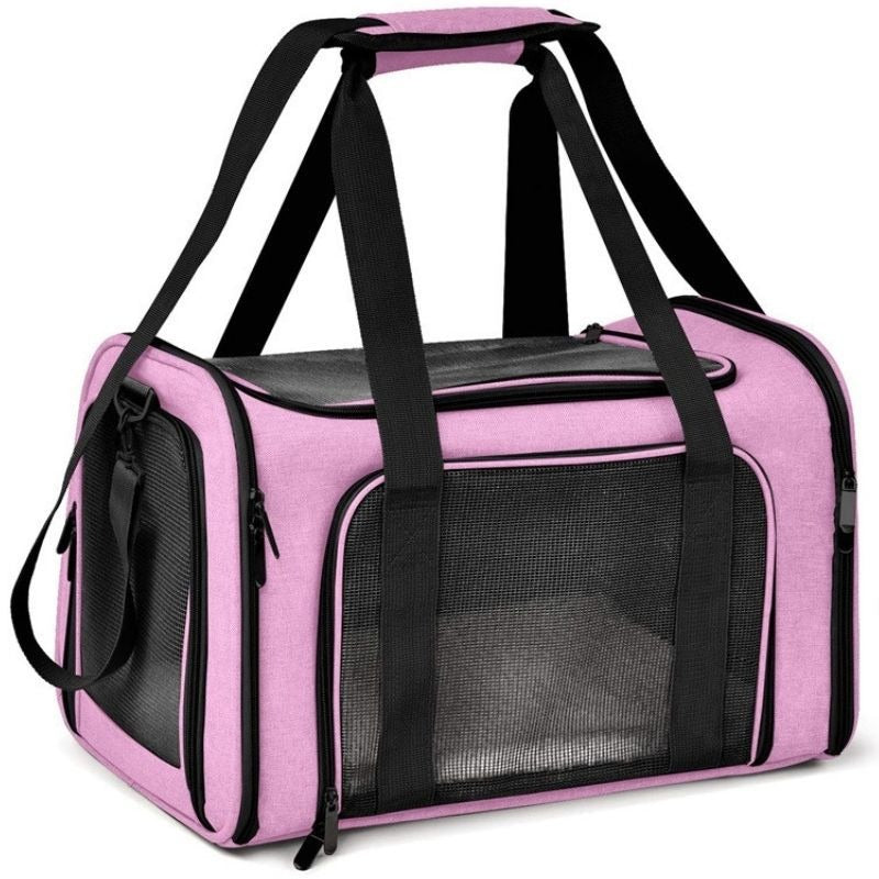 Cat Bag Portable Simple Crossbody Pet Bag Portable Cat Cage Breathable Foldable Cat Backpack