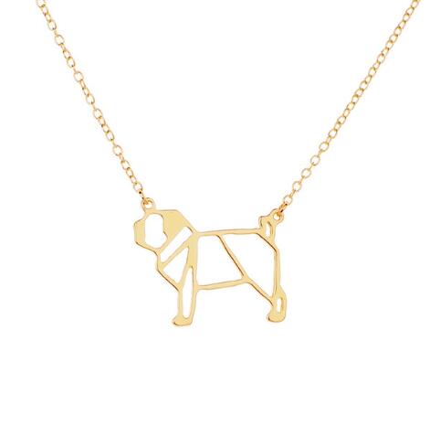 cute dog pendant necklace