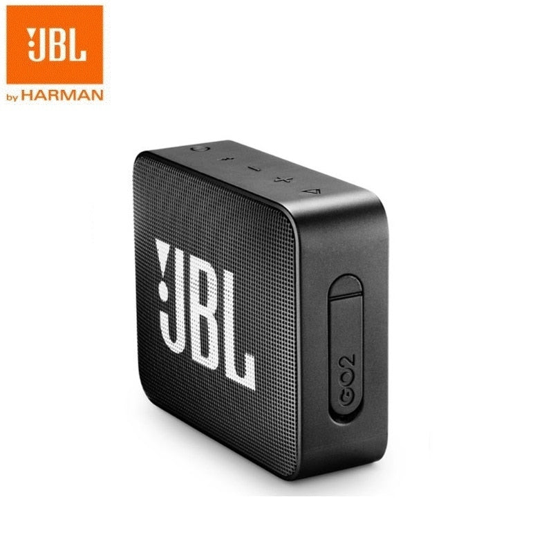 JBL Go 2 Mini Portable Wireless IPX7 Waterproof Bluetooth Speaker with Subwoofer Bass Effect