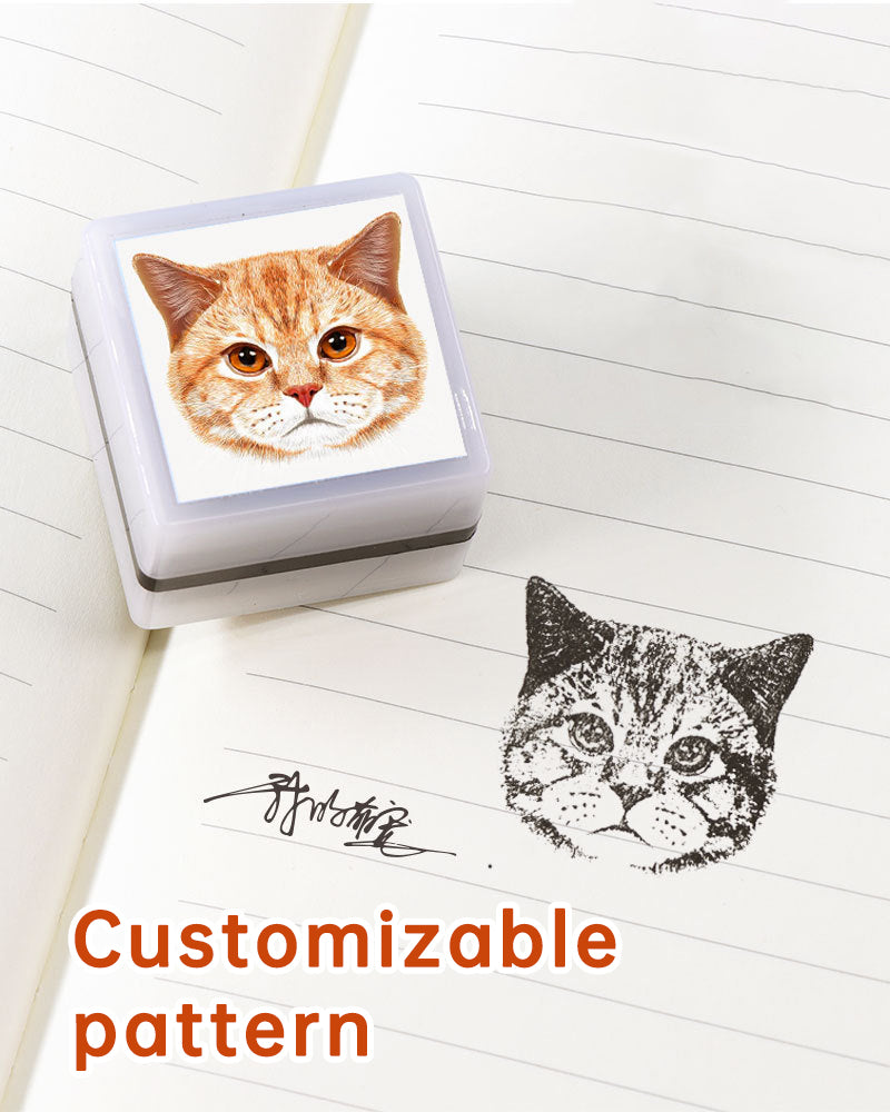 Custom-Made Pet Portrait Stamp DIY For Dog Figure Seal Personalized Cat Doggy Customized Memento Chapter