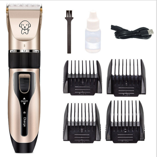 Clipper For Dog Clippers Dogs Grooming Clipper Kit USB Professional Rechargeable Low-Noise Pets Hair Trimmer Display Battery