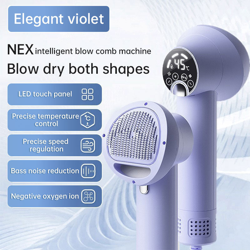 Smart Pet Hair Dryer Dog Golden Retriever Cat Grooming Hairdressing Blow & Comb Silent No Harm Pet Cleaning Supplies Pet Product