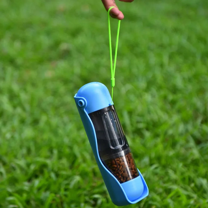 4 in 1 Portable Water Bottle for Dogs Dog Drinking Bowl for Small Large Dogs Feeding Water Dispenser Cat Dogs Outdoor Bottles