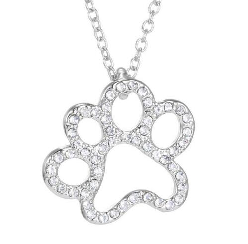 Silver Crystal Pet Memorial Necklaces