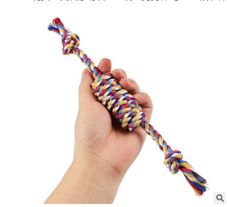 1 Pcs 28CM Dog Toys Funny Cotton Rope Toys For Small Puppy Dogs Pet Chew Toys Pet Supplies Random Colors