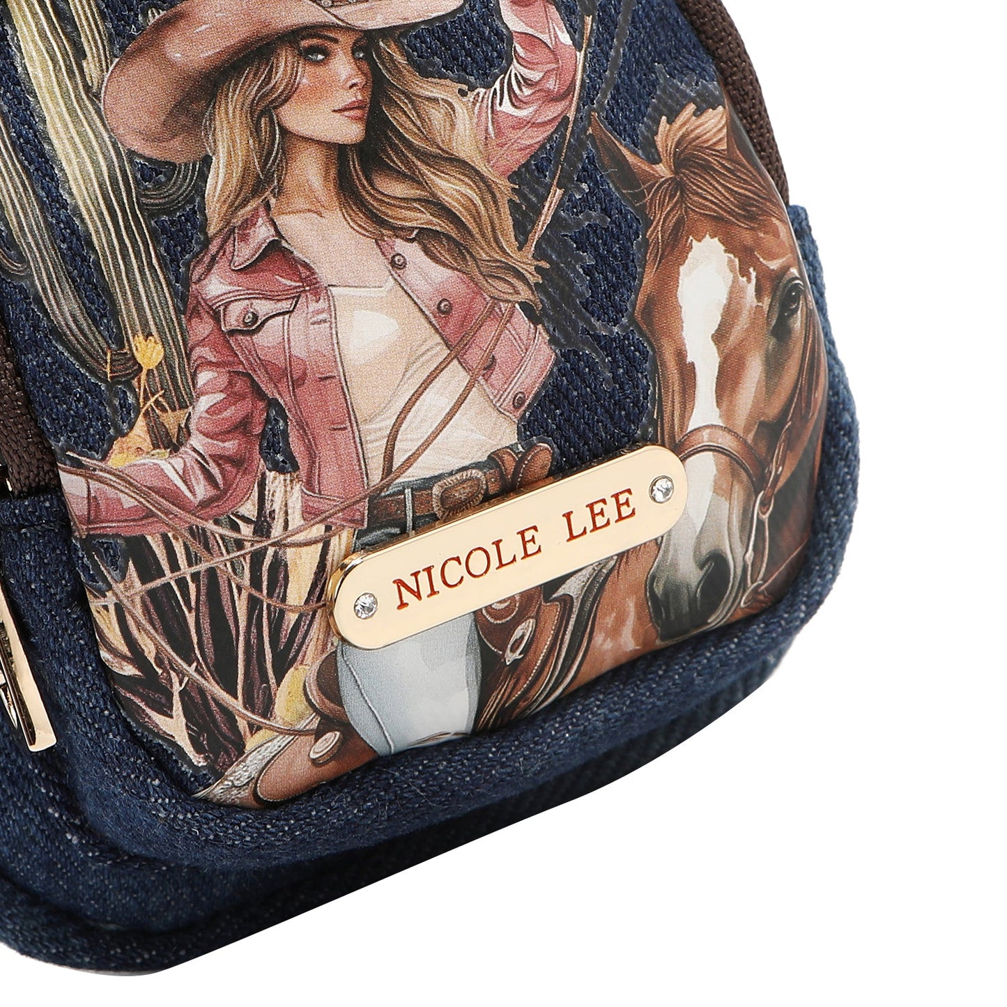 MONEDERO MOCHILA DE DENIM (SOFIA MONTANA)