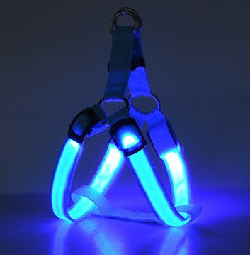 Led Luminescent Dog Chest Strap, Medium and Large Dog Luminous Dog Rope, Dog Chest Strap, Pet Products