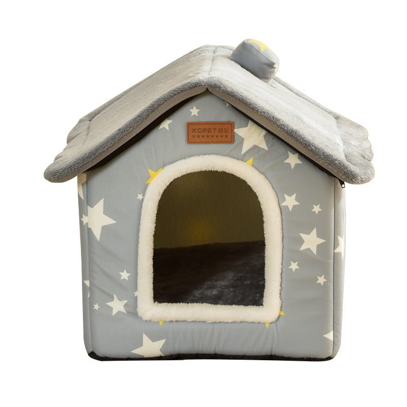 House Type Pet Cat Nest Four Seasons Universal Pet Nest Cat Nest Dog Nest Pet Supplies Can Be Removed and Washable