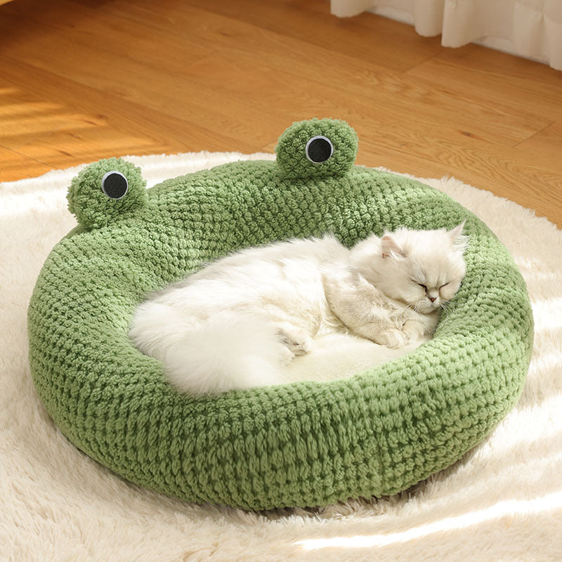 Pet Nest Small Frog Series Cat Nest Warm Dog Nest Autumn and Winter House Nest