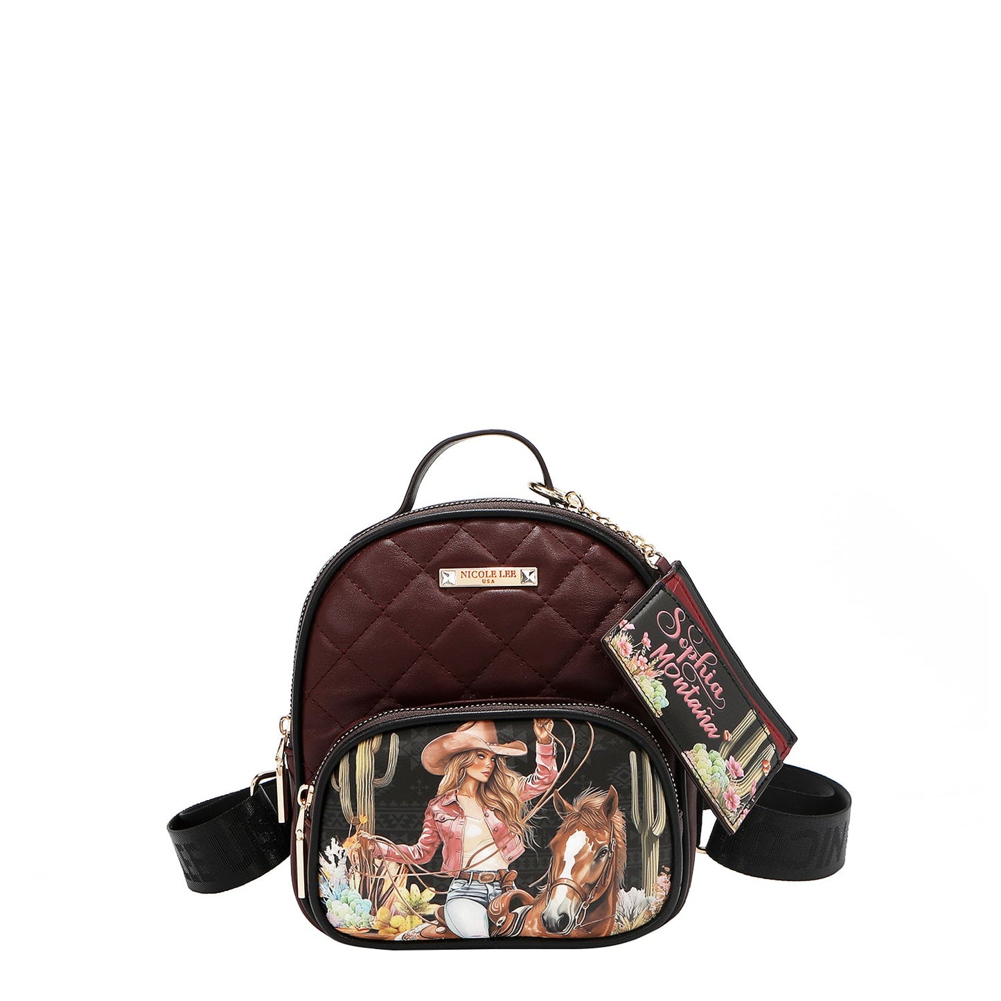 SET DE REGALO 2 PIEZAS (Mochila Mini + Porta Tarjetas) (SOFIA MONTANA)