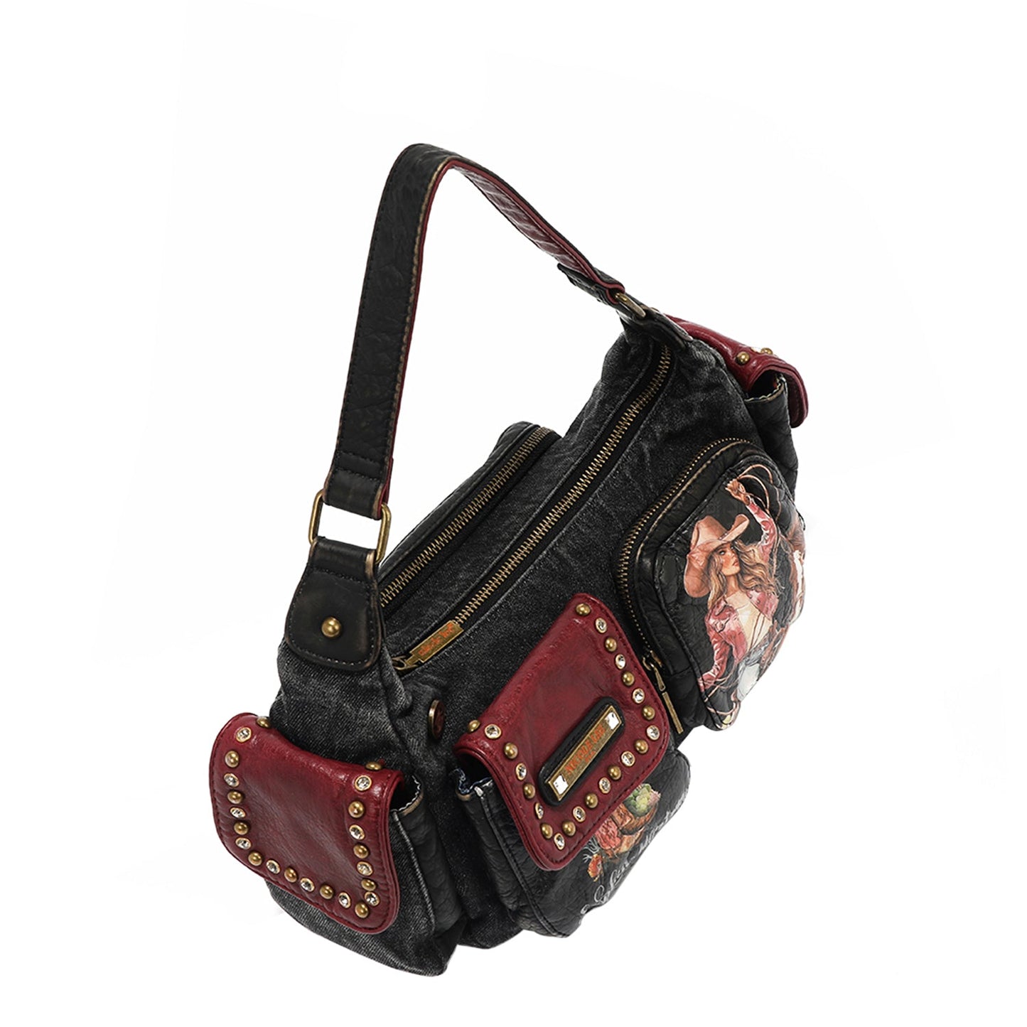 BOLSO DE MANO DE DENIM (SOFIA MONTANA)