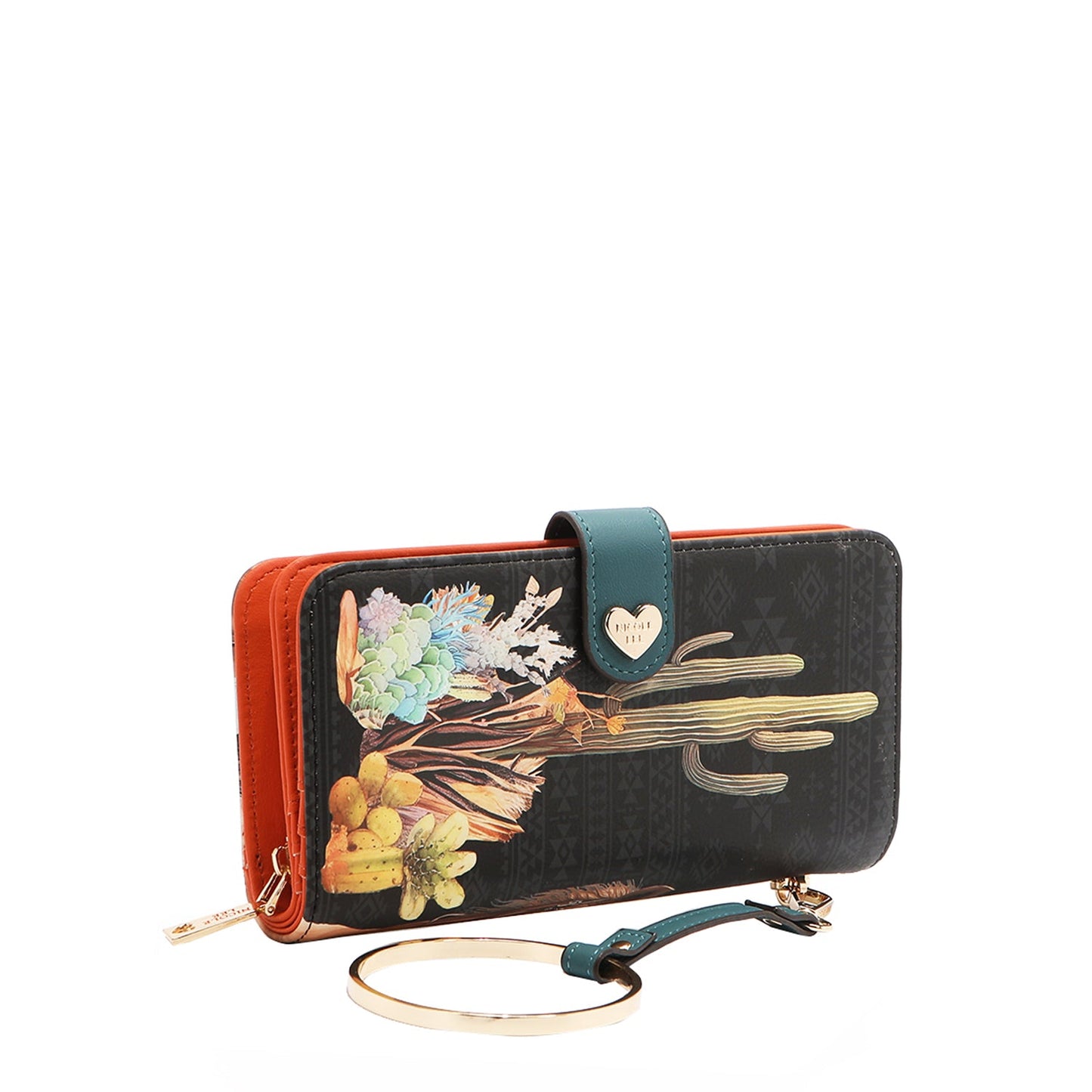 CARTERA PLEGABLE CON LA FIRMA DE NL CON CORREA (SOFIA MONTANA)