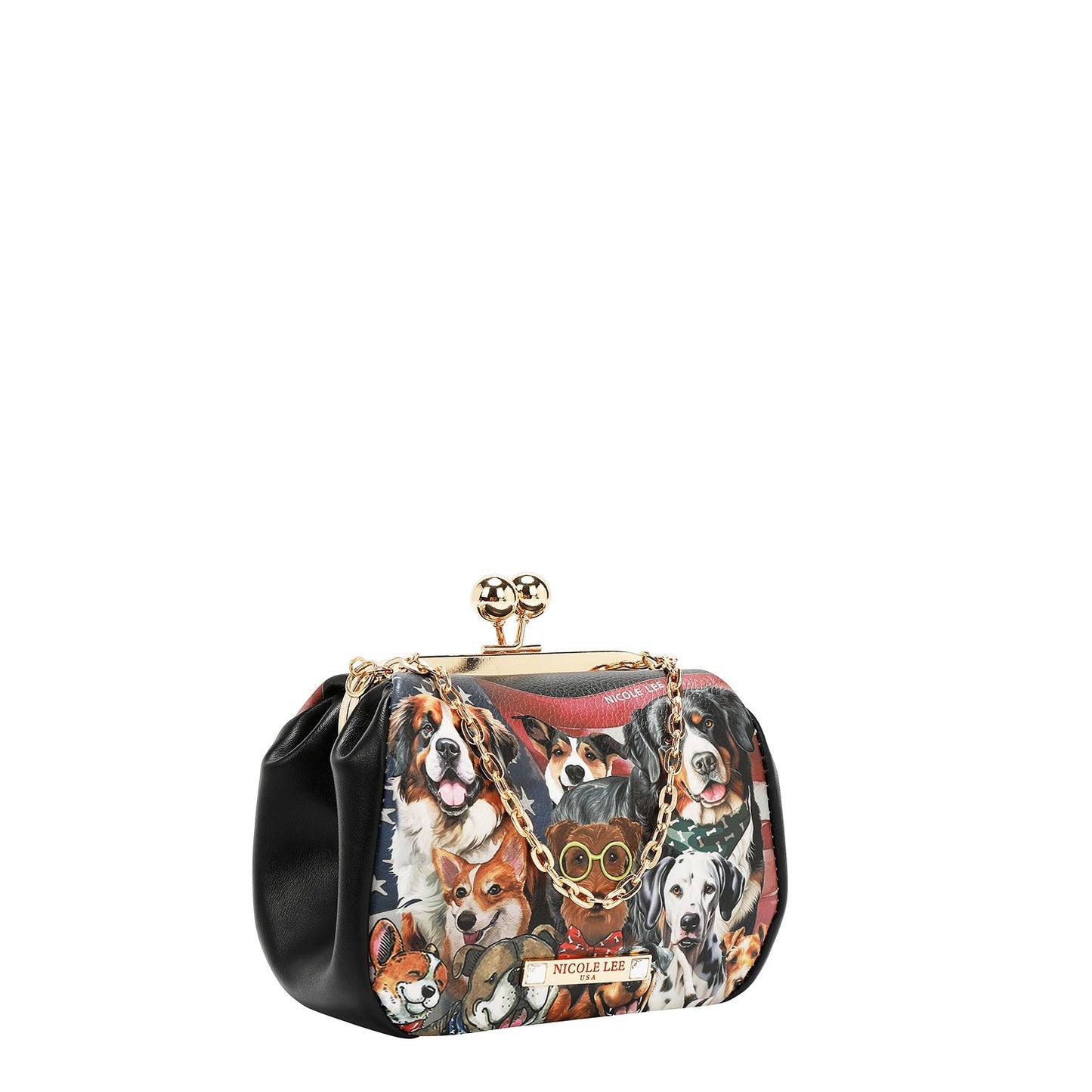 MINI BOLSO CRUZADO CON CIERRE KISS LOCK (BEST SMILE)