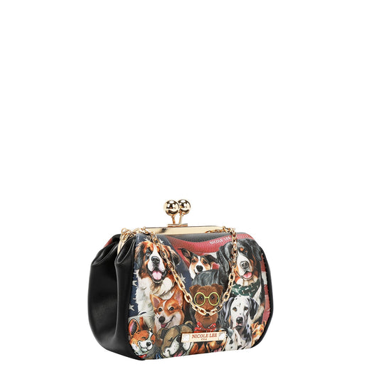 MINI BOLSO CRUZADO CON CIERRE KISS LOCK (BEST SMILE)