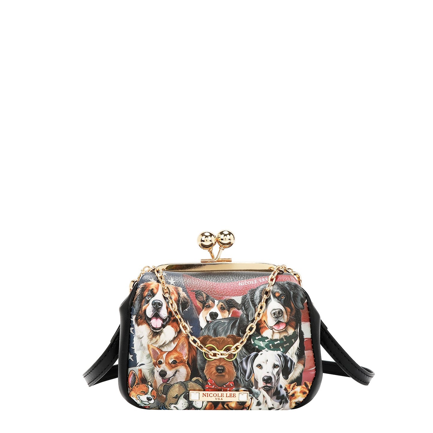 MINI BOLSO CRUZADO CON CIERRE KISS LOCK (BEST SMILE)